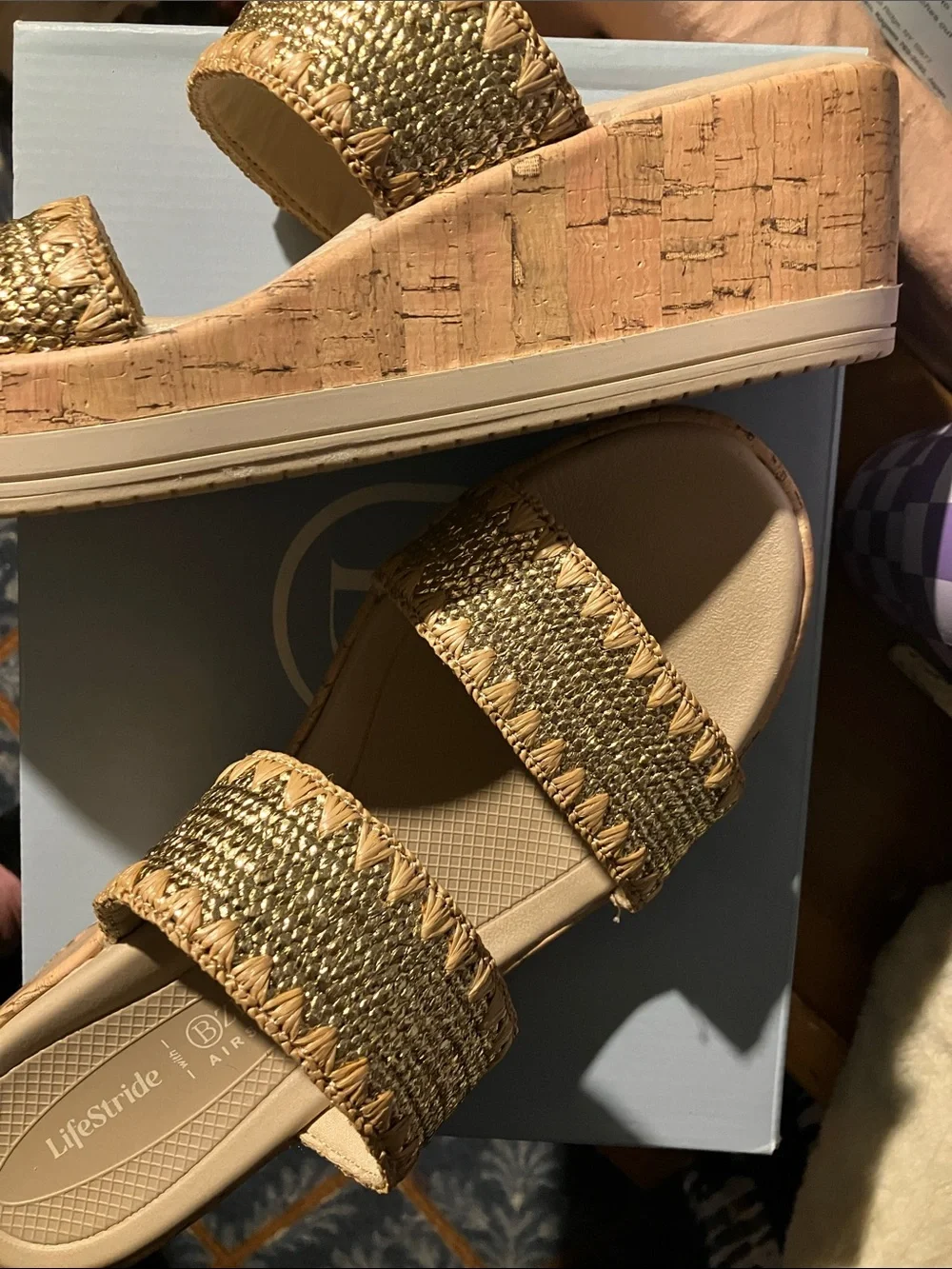🆕 Lifestride BZEES Airstep Gold color extremely comfortable life changing shoes